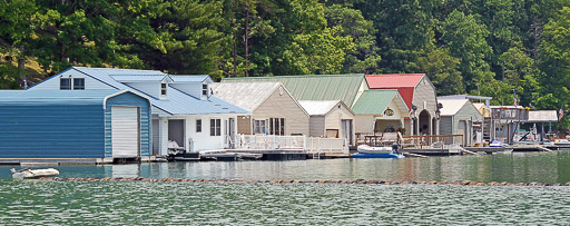 Boat Houses on Watauga Lake-Photo Copyright 2020 Brian Raub